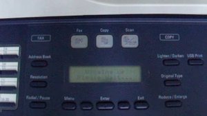 Xerox 6110 MFP/X warmup