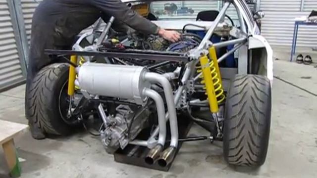 Lancia 037 Recreation trial start up of engine смотреть онлайн