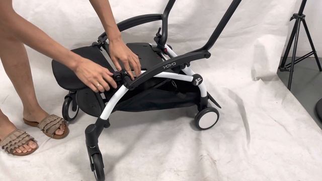Foot rest of Babyzen YOYO stroller installation смотреть онлайн