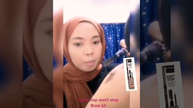 Can't stop won't stop brow kit Nyx cosmetics tutorial смотреть онлайн