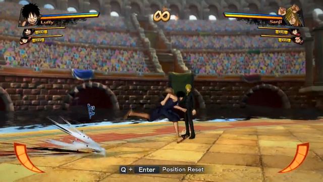 One Piece: Burning Blood - Luffy (Film Gold) (All Special Moves & Ultimate)