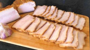 Очень Вкусная Закуска Грудинка Вареная в соевом соусе как копченая от Коля Коля.