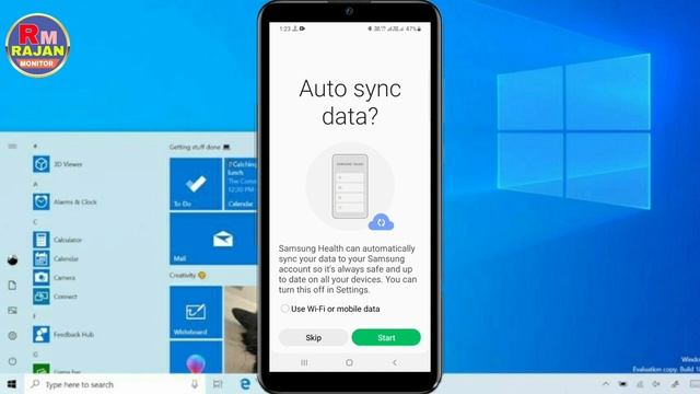 Samsung health app kaise use kare || How to use samsung health || RajanMonitor смотреть онлайн