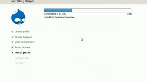 Установка Drupal 7 часть 2