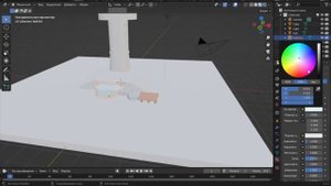 ПРОЦЕСC СОЗДАНИЯ МАЯКА В Blender