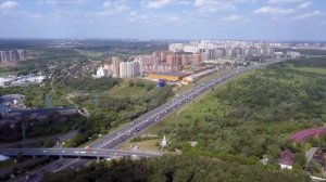 Усадьба Братцево с дрона летом и зимой