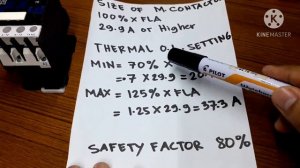 Paano mag Compute ng Magnetic Contactor Size | circuit breaker/fuse | size of wire- thermal overloa