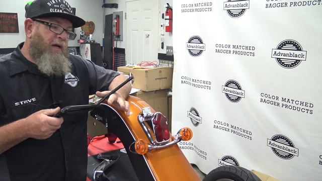 ADVANBLACK SOFTAIL STRETCHED REAR FENDER INSTALL CHOLO VICLA CHICANO