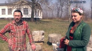 Богодухов TV. Скульптуры из дерева бензопилой