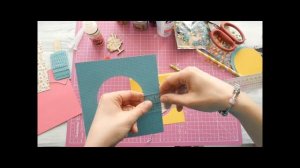 Scrapbooking | Скрапбукинг | Мастер-класс Открытка с вражающимся элементом