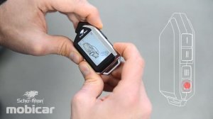Как настроить автозапуск на сигнализации SCHER-KHAN MOBICAR с брелка по температуре