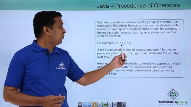 Java - Precedence of Operators смотреть онлайн