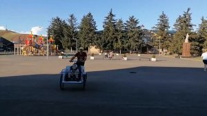 Велорикша,Российский вариант. Покатушки на трайке.