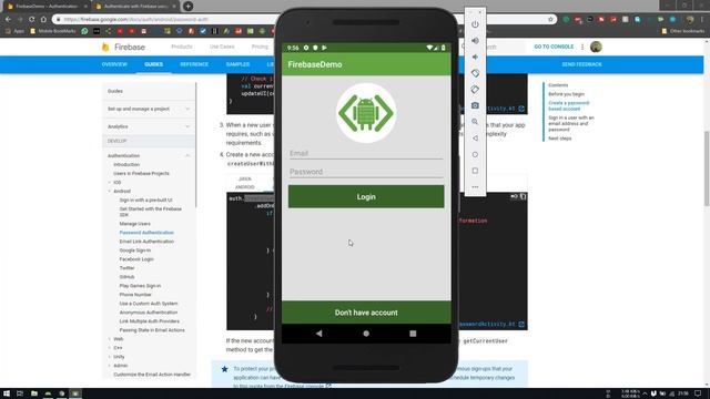 #1 - SignUp User with Firebase Authentication in Android using Android Studio - Kotlin