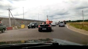 BMW чудик с надувными телками