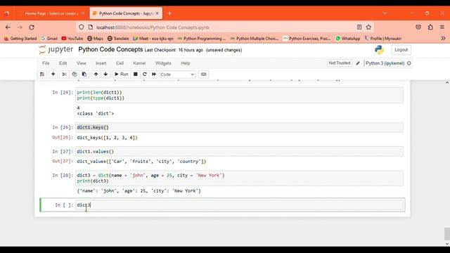 Python dictionary | Dictionary in Python | how to use dictionary in python