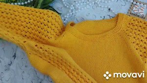 Вязание. ДЖЕМПЕР ИЗ YARNART JEANS. Готовая работа. Обзор.