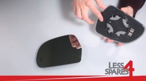 Replacement Wing Door Mirror Glass for Audi Q3 2011-2015