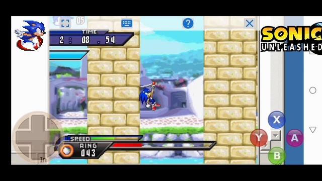 Sonic Unleashed Java Remake ( Exagear) смотреть онлайн