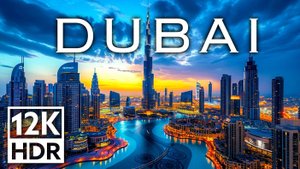Дубай 12K Видео- Вид с дрона в ОАЭ 12K HDR 240fps Dolby Vision
