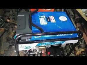 Работа генератора TSS SGG 7000EA