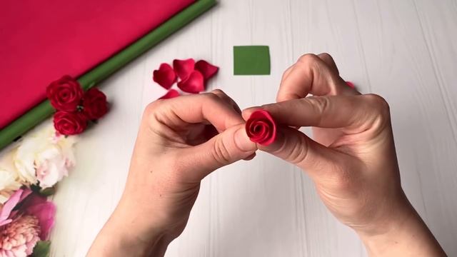 Розы из фоамирана Простой способ Без шаблонов За 5 минут DIY Rose Flower Foam Paper/ Flores de foam
