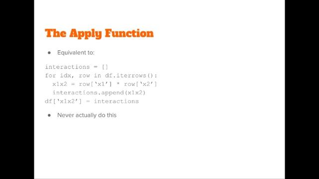 The Numpy Stack in Python - Lecture 16: Apply Function смотреть онлайн