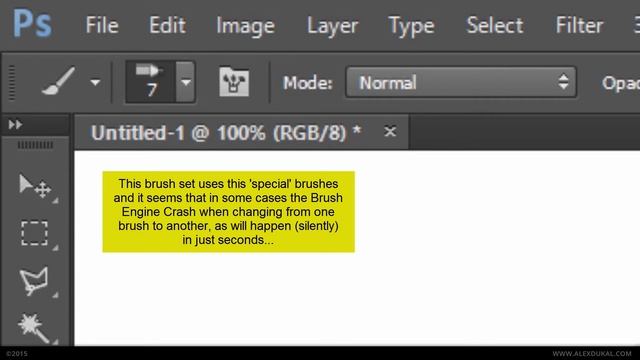 Photoshop CC 2015 - Brush Engine Crash смотреть онлайн