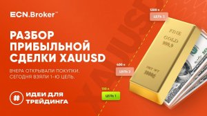 Разбор прибыльной сделки XAUUSD | ИДЕИ ДЛЯ ТРЕЙДИНГА