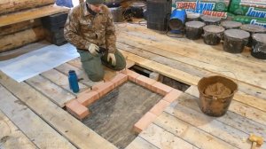 Как сделать Транзитную двухэтажную печь 3.5 на 4 кирпича для отопления двухэтажного дома. Ч.1