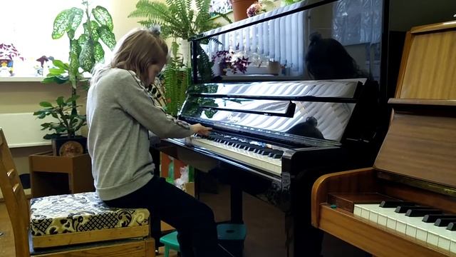 Трубенок Алиса 7 лет, инструментальное исполнительство (фортепиано) В. Гиллок. Брызги ручья смотреть онлайн