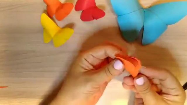 Бабочки из цветной бумаги от ПДО Нурмаганбетовой А.Т. ДДТ Костанайского р-на Костанайской обл. смотреть онлайн