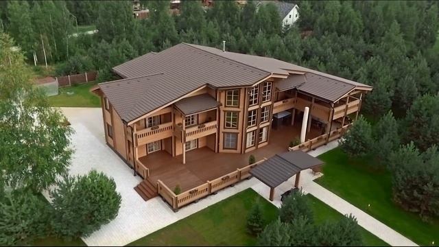 HOLZ HOUSE. Дом из клееного бруса по проекту "Волга". смотреть онлайн