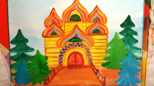 Как нарисовать теремок