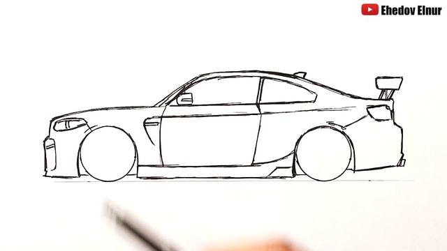 Как нарисовать Чёрную БМВ смотреть онлайн