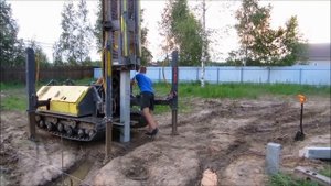 КАКОЙ ФУНДАМЕНТ ДЛЯ КАРКАСНОГО ДОМА ЛУЧШЕ? ЗАБИВАЕМ СВАИ