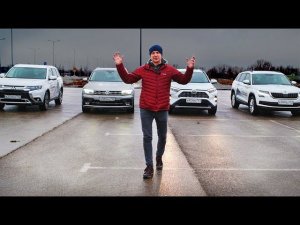Новый RAV4 ПРОТИВ ВСЕХ (Тигуан, Кодиак, Аутлендер) Железный Офф Роад Тест.
