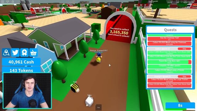 МОЙ НОВЫЙ ТРАКТОР за 1.000.000 $ • Roblox Farming Simulator смотреть онлайн