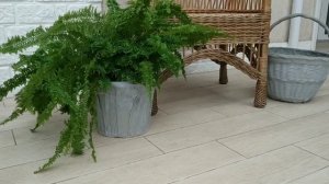 Корзина и кашпо для сада из цемента и ткани своими руками.  Мои 10 тыс. шагов.