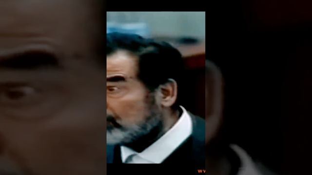 صدام حسين يقول للقاضي انا لا يخيفني الا الله