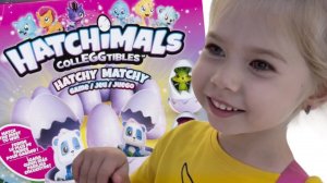 Открываем и играем Memory настольная игра хетчималс Hatchimals набор яиц Эксклюз