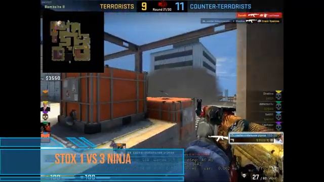 CS:GO № 120 - Clutch Machine #17 (Завершение 4:3, dec2022-jan2023) смотреть онлайн