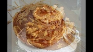 Выпечка,каравай, хлеб. Красивая праздничная выпечка.