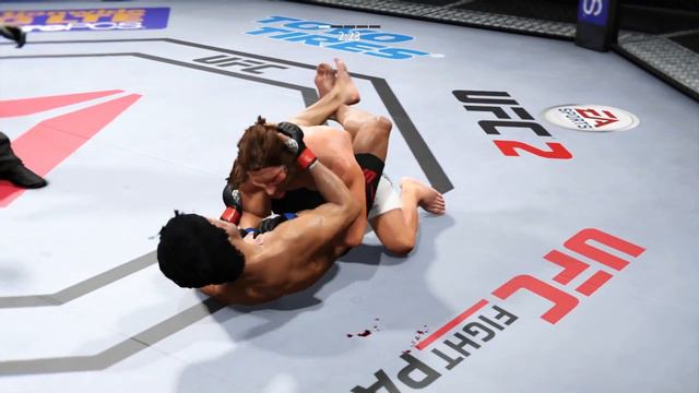 Bruce Lee vs. Benny Urquidez (EA sports UFC 2) смотреть онлайн