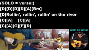 PROUD MARY / guitar + chords + lyrics