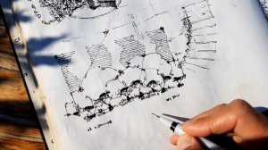 Самый  простой скетчинг.  Графика. Эдуард Кичигин. Стрим из Италии.