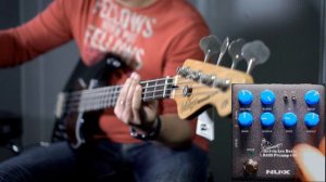 NUX NBP-5 Melvin Lee Davis Bass Preamp & DI Box Demo by Jimmy Lin