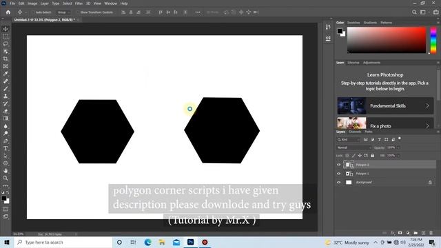 how to create rounded polygon corner in photoshop (tricks) смотреть онлайн