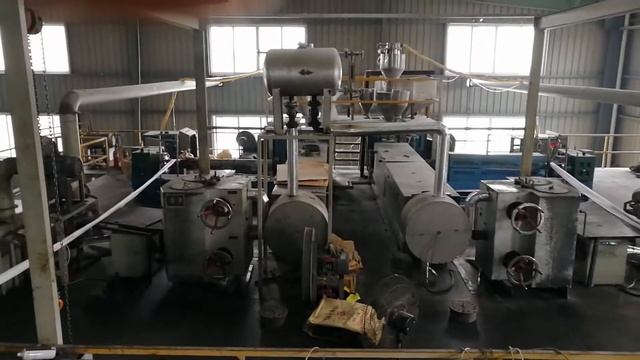 Работа экструдера для производства спанбонда смотреть онлайн