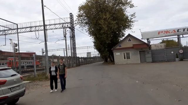 Москва 2984 Северянинский проезд остатки старой платформы Северянин осень день